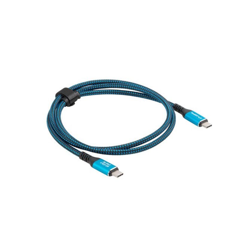 LANBERG USB-C CABLE M/M USB4 0.5M 240W 8K 60HZ BLACK-BLUE Kable i adaptery/Kable USB Your Sports Performance