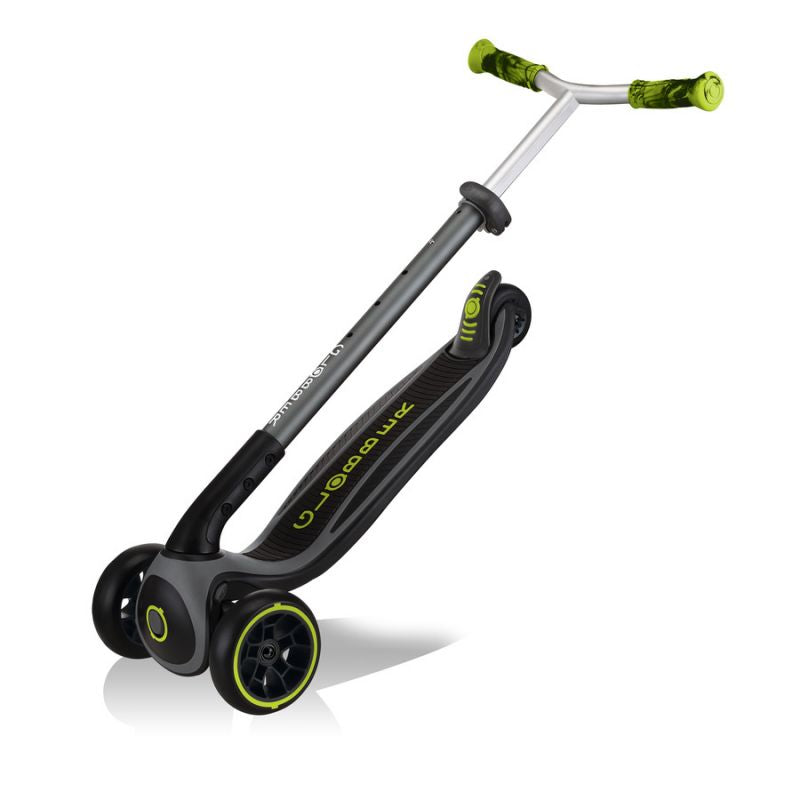 Globber Master Prime 3-Wheel Scooter / Black - Lime Green 664-106 Accessories/Skating/Hulajnogi Your Sports Performance