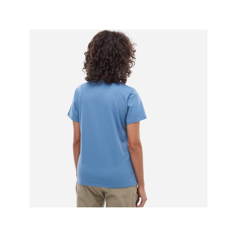MILLET Chamonix Flower Ts Ss W Women's T-shirt Blue