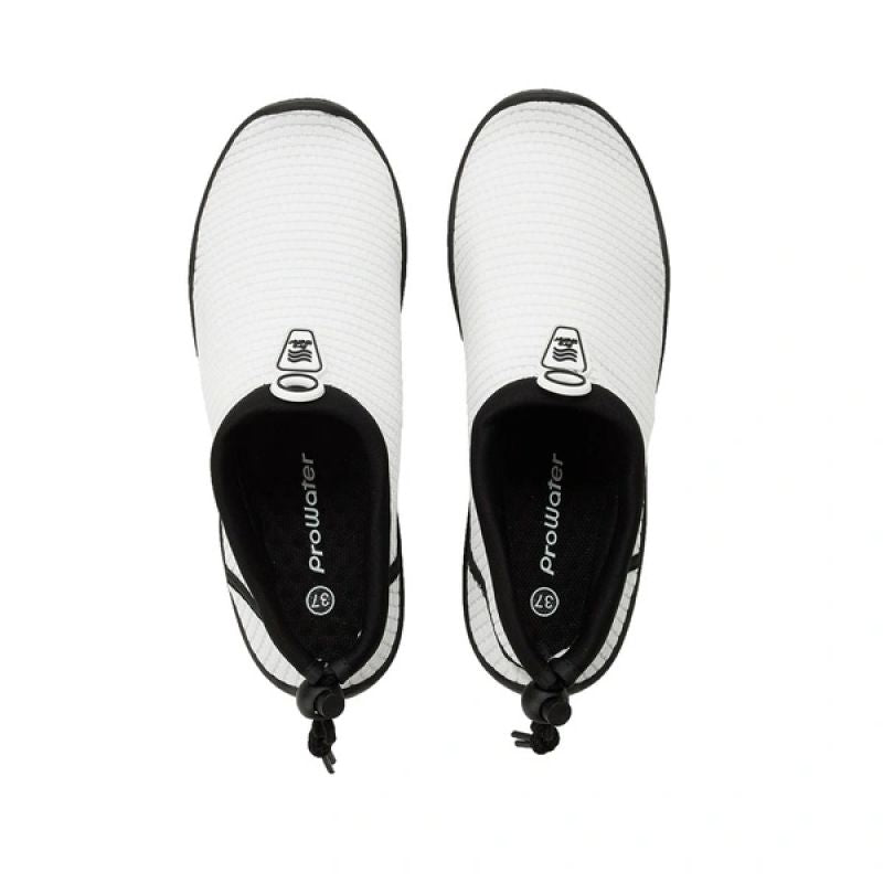 ProWater women's quick-drying non-slip water shoes, white