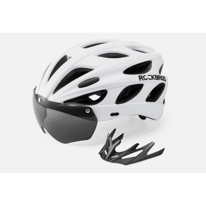Rockbros bike helmet TT-16-002 white (58-65cm) Rockbros/Odzież Rowerowa/Kaski Your Sports Performance