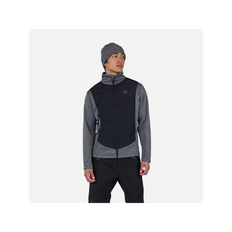 Rossignol Classique Hybrid Clim Fz sweatshirt, gray Import z PMSport Your Sports Performance
