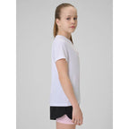 Girls' quick-drying sports T-shirt 4F 4FJRSS26TFTSF2388-10S