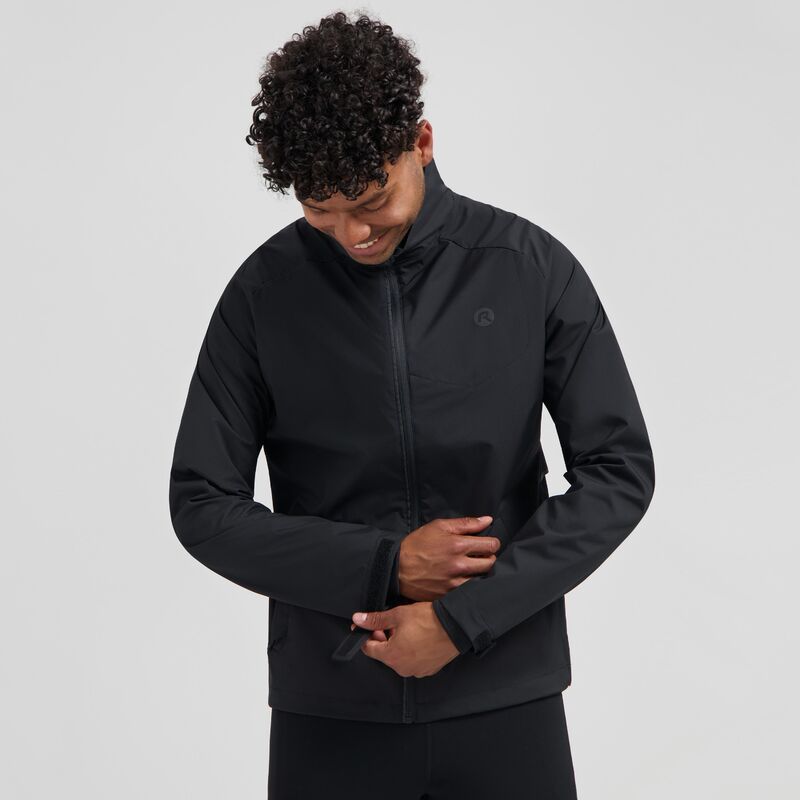 Rogelli ESSENTIAL running jacket black S Rogelli/Bieganie/Men/Kurtki Your Sports Performance