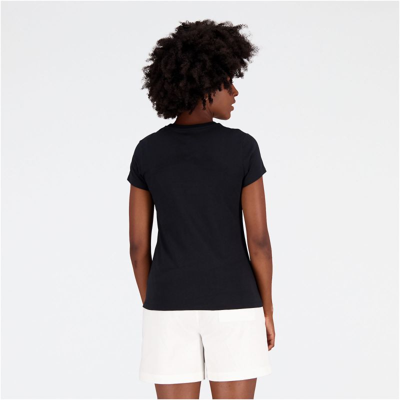 New Balance Essentials Stacked Logo CO BK T-shirt W WT31546BK Clothing/Lifestyle/T-shirts/New Balance New Balance
