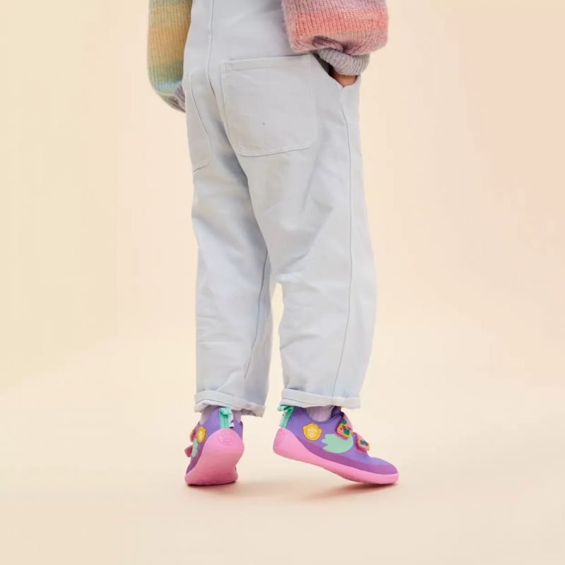 Affenzahn Halbschuh Baumwolle shoes Lucky Creative Toucan Jr 00391-40120 Affenzahn