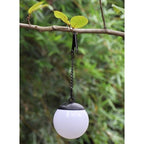 SOLAR LAMP PLASTIC BALL HANGING WITH CLIP 10X30CM Dom I Ogród/Lampy I Lampiony/Lampy Your Sports Performance