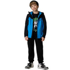 Boy's softshell jacket 4F M477 blue 4FJWSS26TSOFM477 33S