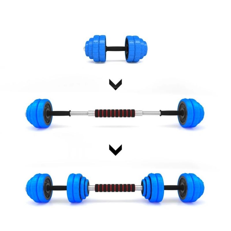 HMS SGG30 BAR 2-in-1 weight set (barbell and dumbbells) 30 kg