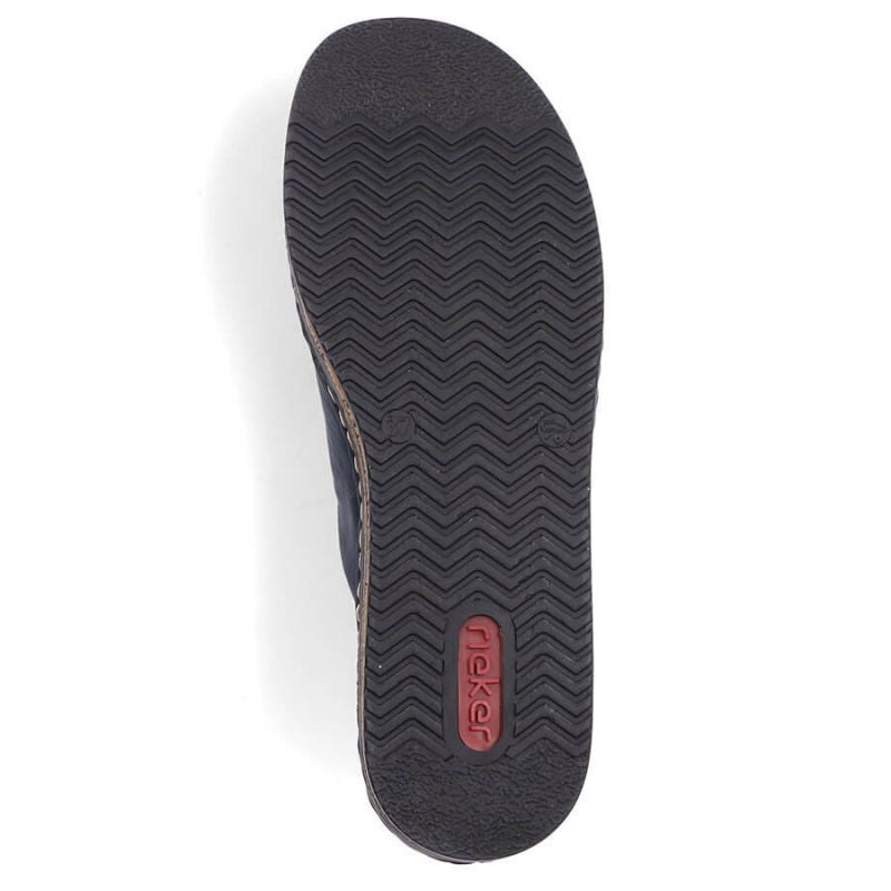 Comfortable Rieker W RKR670 flip-flops, navy blue Footwear/Lifestyle/Rieker Your Sports Performance