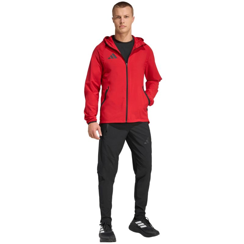 Men's adidas Tiro 26 Travel Windbreaker Jacket Red KD3337