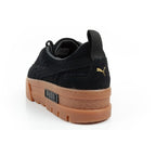 Puma Mayze women's sports shoes Sneakers platform black fashionable leather In preparation Your Sports Performance