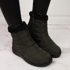 Waterproof snow boots with zipper NEWS W EVE181D khaki Footwear/Outdoor/News Your Sports Performance