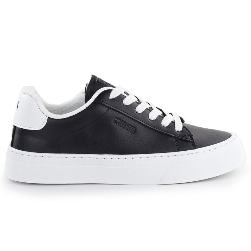 Black eco-leather low-top sneakers on the platform Big Star TT274927 To be categorized Your Sports Performance