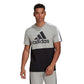 adidas Essentials Colorblock Single Jersey Tee M HE4334 Clothing/Training Adidas
