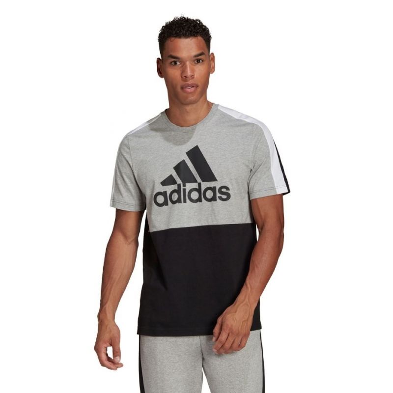 adidas Essentials Colorblock Single Jersey Tee M HE4334 Clothing/Training Adidas