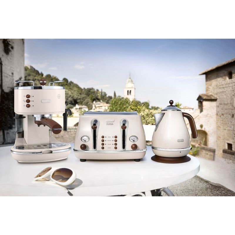 DeLonghi Icona Vintage ECOV311.BG (1100W; beige) automatic espresso machine AGD - Produkty/Ekspresy do kawy Your Sports Performance