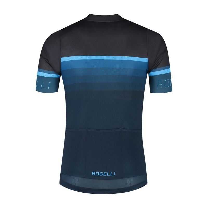 Rogelli HERO II T-shirt Black and Blue XL Rogelli/Rower/Men/Koszulki Your Sports Performance