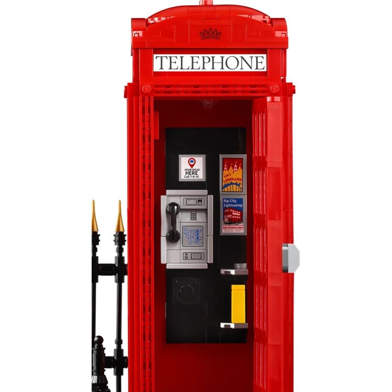 Lego 21347 Ideas - Red London Telephone Booth In preparation Your Sports Performance
