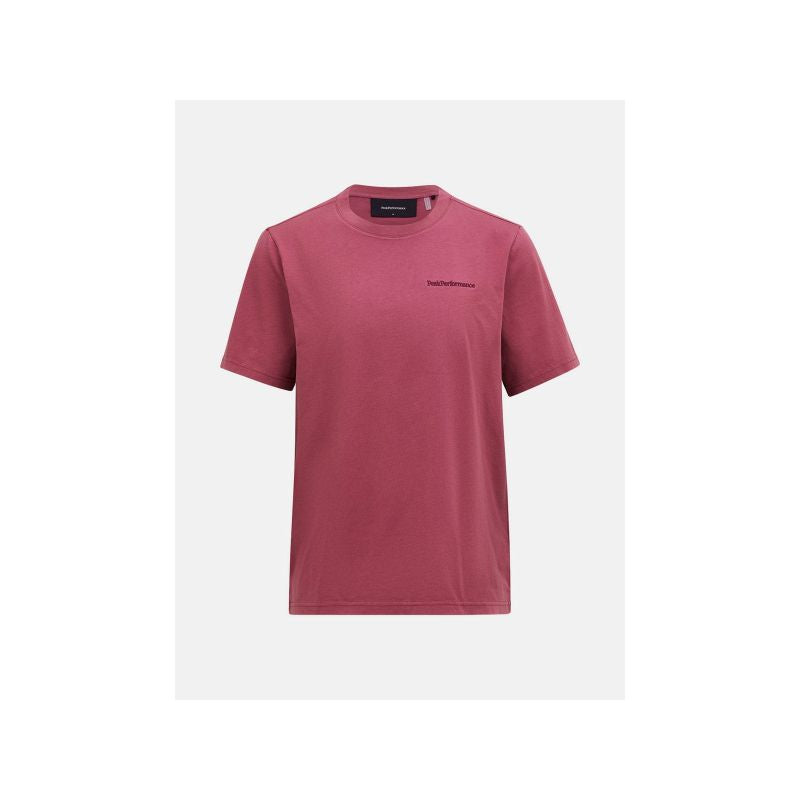 PEAK PERFORMANCE M Original Small Logo Tee red