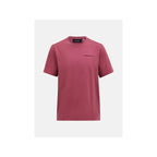 PEAK PERFORMANCE M Original Small Logo Tee red