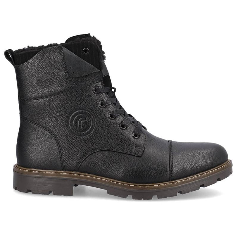 Leather boots insulated with wool Rieker M RKR296A black Footwear/Outdoor/Rieker Your Sports Performance