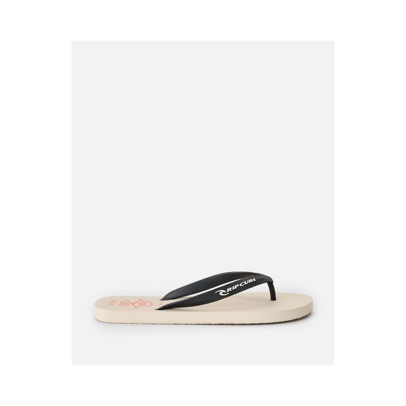 RIP CURL Icons Of Surf Bloom Open Toe Beige Men's Flip-Flops