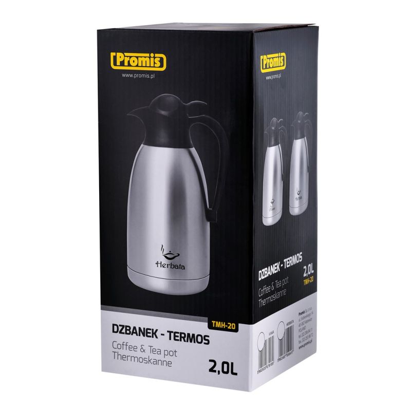 PROMIS STEEL JUG 2.0 L, TEA PRINT TMH20 AGD - Produkty/Termosy i kubki termiczne Your Sports Performance