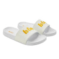 Lee Cooper women's sports shoes slip-on slippers comfortable lightweight white yellow Lee Cooper