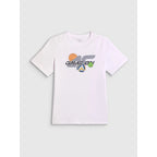 Boys' regular-fit printed T-shirt 4F 4FJRAW26TTSHM4346-10S