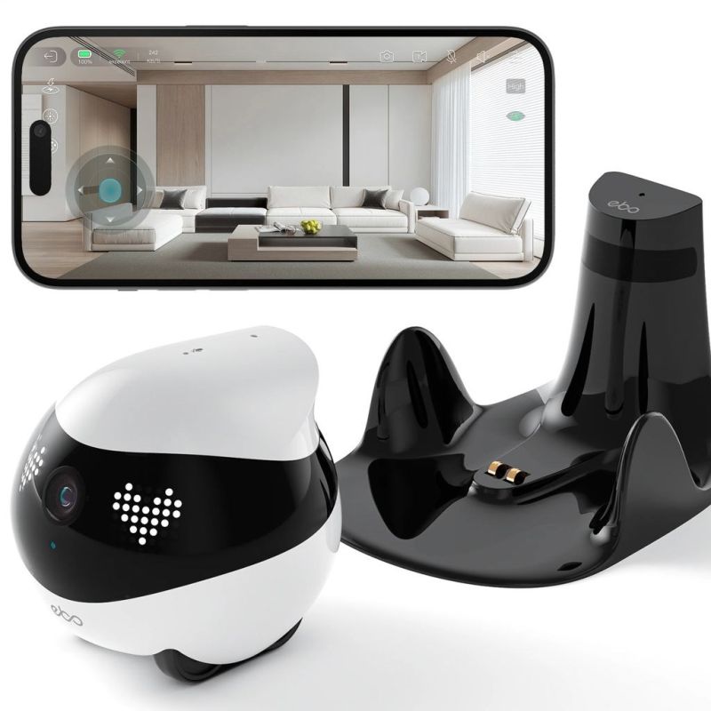 EnaBot EBO AIR 2 mobile home monitoring robot (white) (Gry i zabawki) Edukacja i rozwój/Interaktywne Your Sports Performance