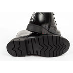 Levi's girls' Pasadene SE ankle boots, black, with zipper