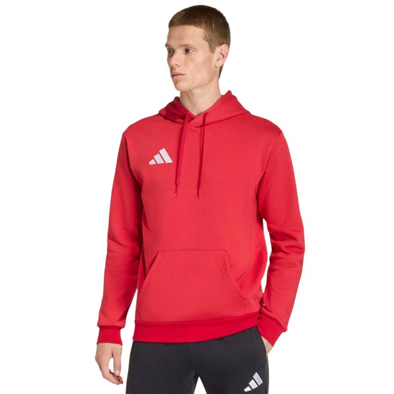 Men's adidas Entrada 26 Hoody red JZ6576 To be categorized Your Sports Performance