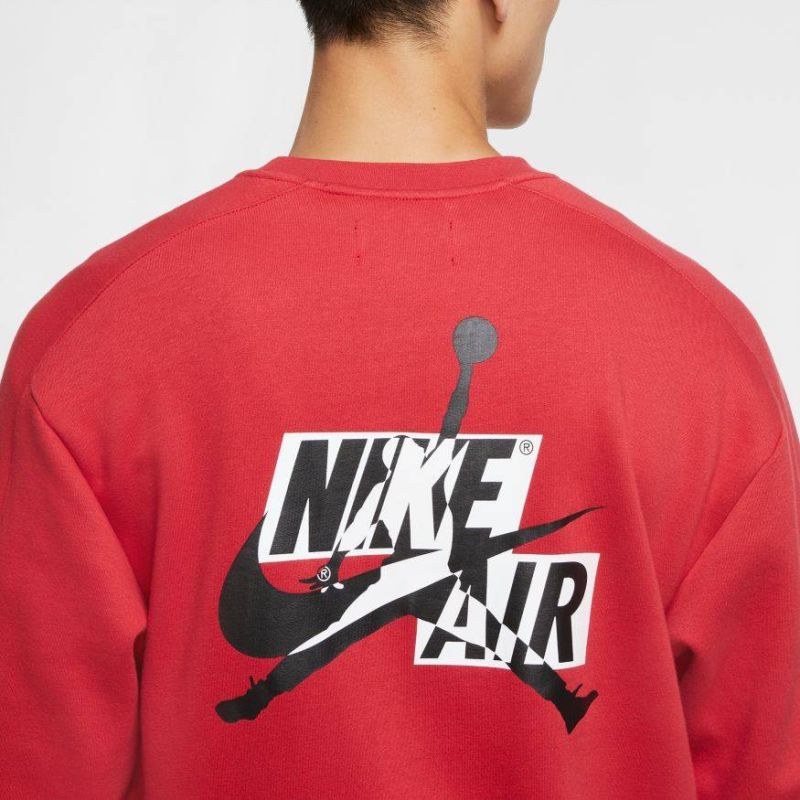 Air Jordan Jumpman Fleece Sweatshirt Red - CK6763-687 Odzież/Odzież na co dzień Your Sports Performance