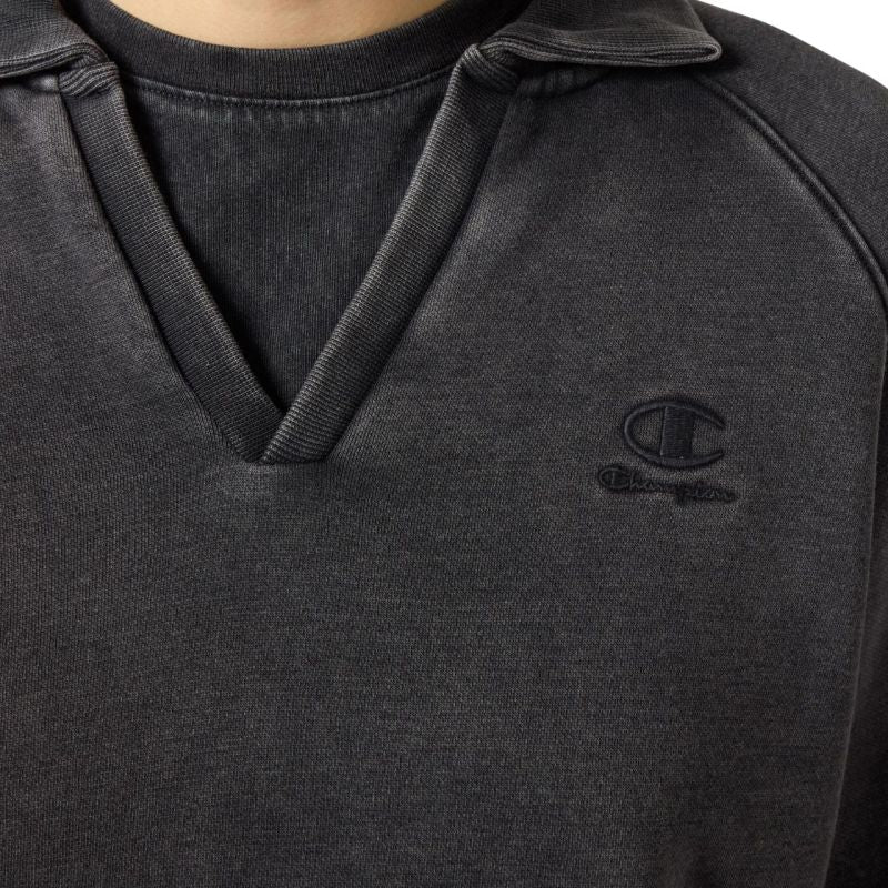 Champion Women's Polo Neck Sweatshirt Gray 118366 KK001 In preparation Your Sports Performance