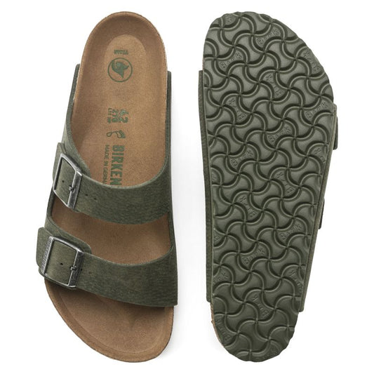 Birkenstock Arizona Vegan Microfaser Regular Women's-Men's Desert Dust Thyme Flip-Flops for Wide Feet Vegan (1024550) Footwear/Lifestyle/Birkenstock/Klapki/chodaki Birkenstock