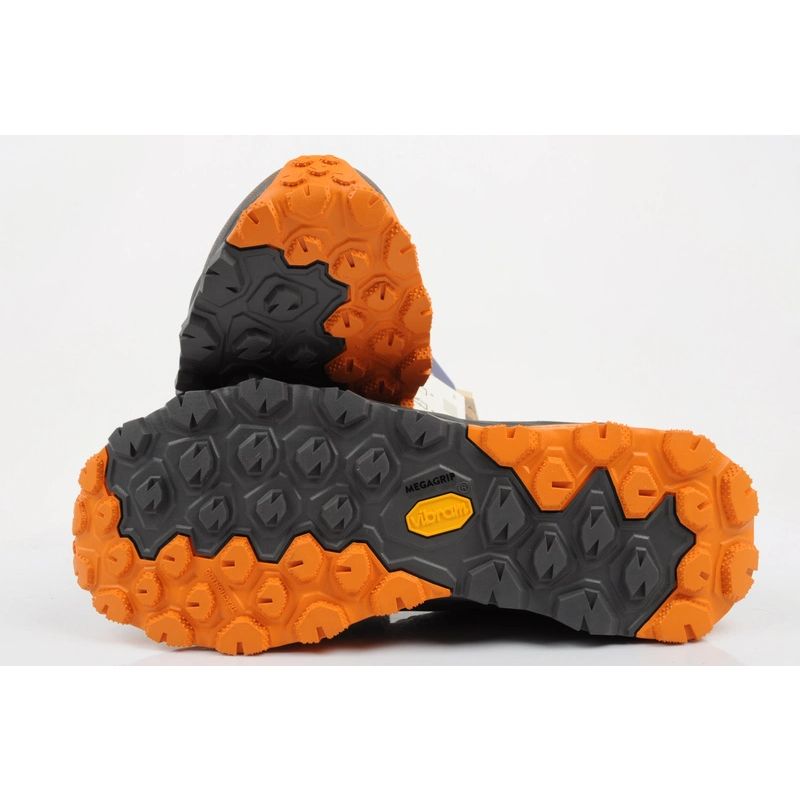 Flyrock Vibram men's trekking sports shoes, durable gray orange To be categorized Your Sports Performance