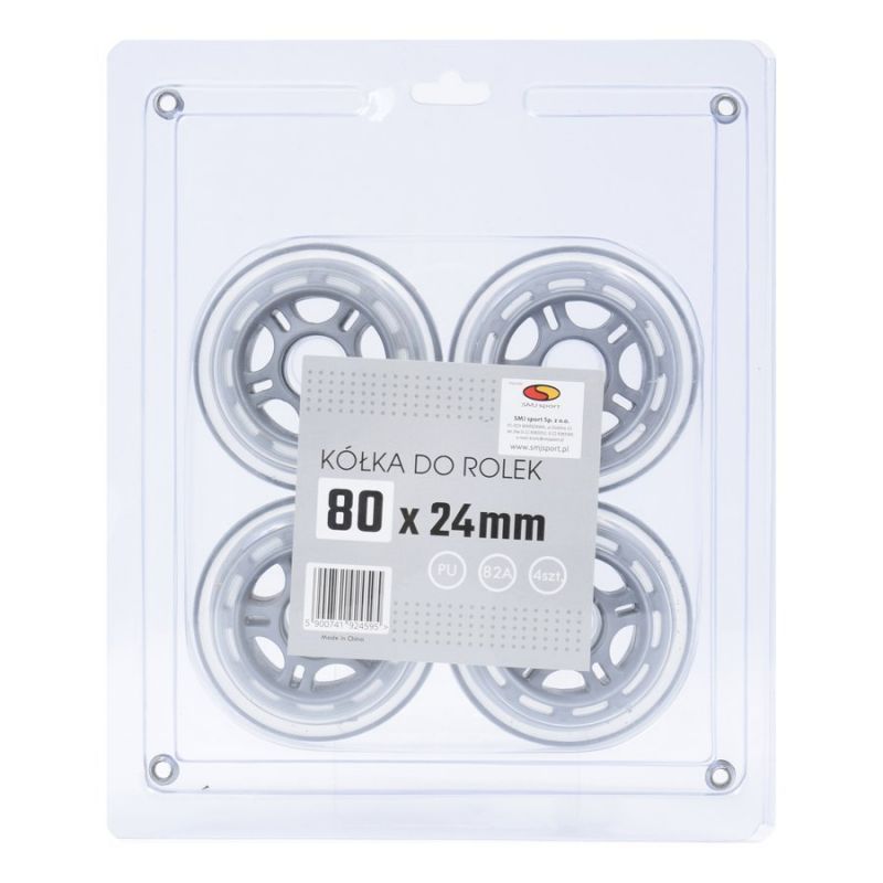 SMJ sport BS roller skate wheels 80x24mm 4pcs. In preparation Your Sports Performance