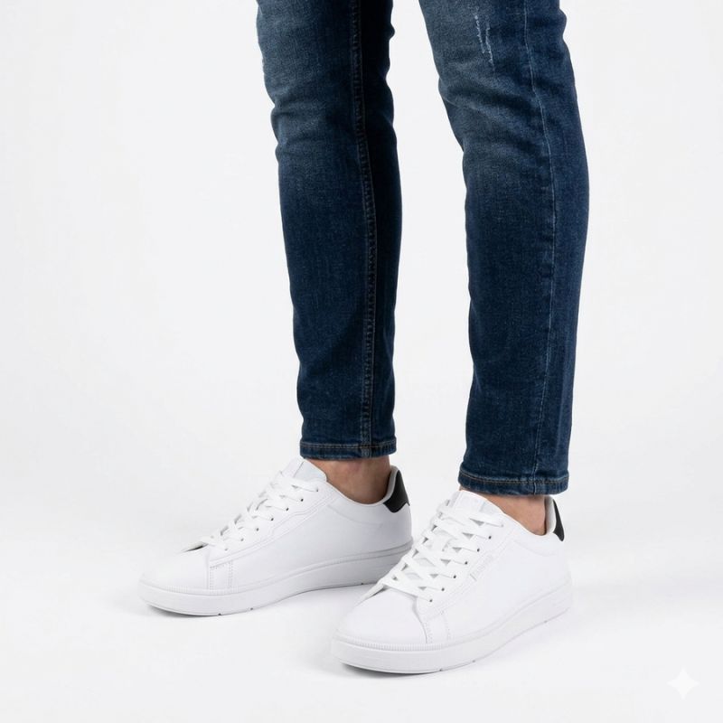 Men's eco-leather sports shoes, white, Big Star TT174331 To be categorized Your Sports Performance