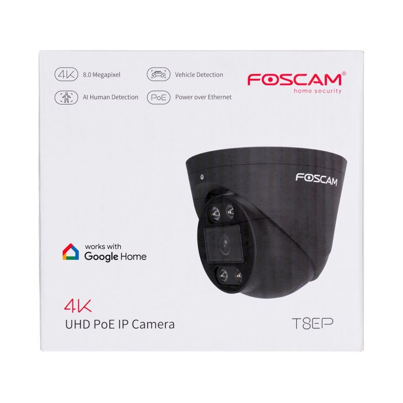 Foscam T8EP 8MP PoE IP surveillance camera CCTV IP/Kamery Your Sports Performance