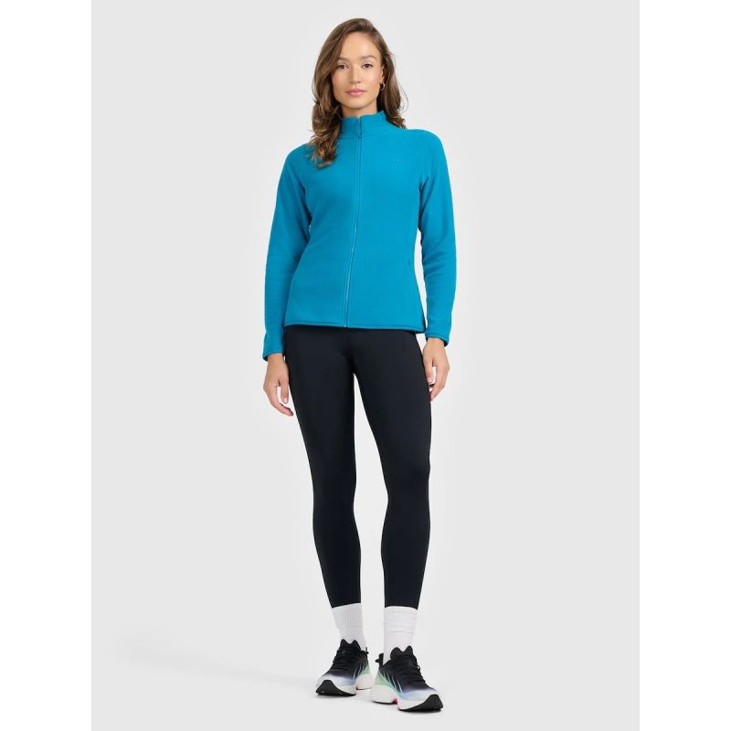 Women's Slim-Fit Fleece with Stand-Up Collar 4F 4FRAW25TFLEF496-46S