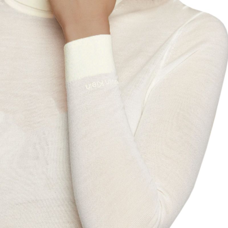 Calvin Klein Extra Fine Wool Roll Sweater Nk W K20K204770 Clothing/Lifestyle/T-shirts/Calvin Klein Jeans Your Sports Performance