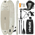 VIRTUFIT SUP BOARD CRUISER 305 - SAND BEIGE - WITH KAYAK SEAT, ACCESSORIES AND STRETCHER BAG In preparation Your Sports Performance
