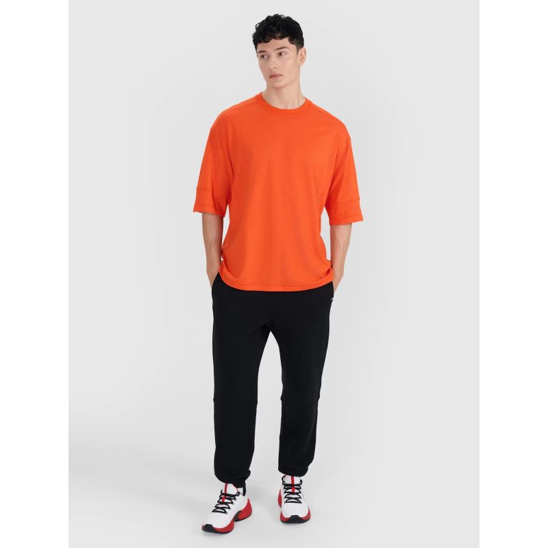 Men's oversize plain T-shirt 4F 4FRSS25TTSHM2653-70S *Kategoria tymczasowa Your Sports Performance