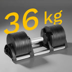 REBEL ACTIVE ADJUSTABLE CAST IRON DUMBBELL AUTOMATIC 36KG, 2KG STROKE RBA-2332-36 To be categorized Your Sports Performance
