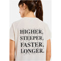ODLO Women's Short-Sleeve Crew-Neck T-Shirt S/S ESSENTIAL PRINT, beige