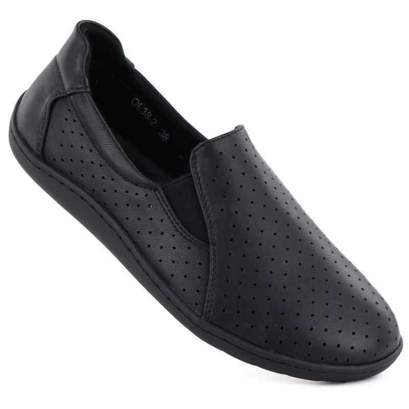 Women's leather barefoot openwork shoes M.Daszyński OL38-2 M. Daszyński
