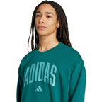Men's adidas Collegiate Sweatshirt Green JM1733 In preparation Adidas