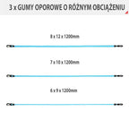 HMS TX01 strength training set 17-35-002 Accessories/Training equipment/Gumy do treningu siłowego Your Sports Performance