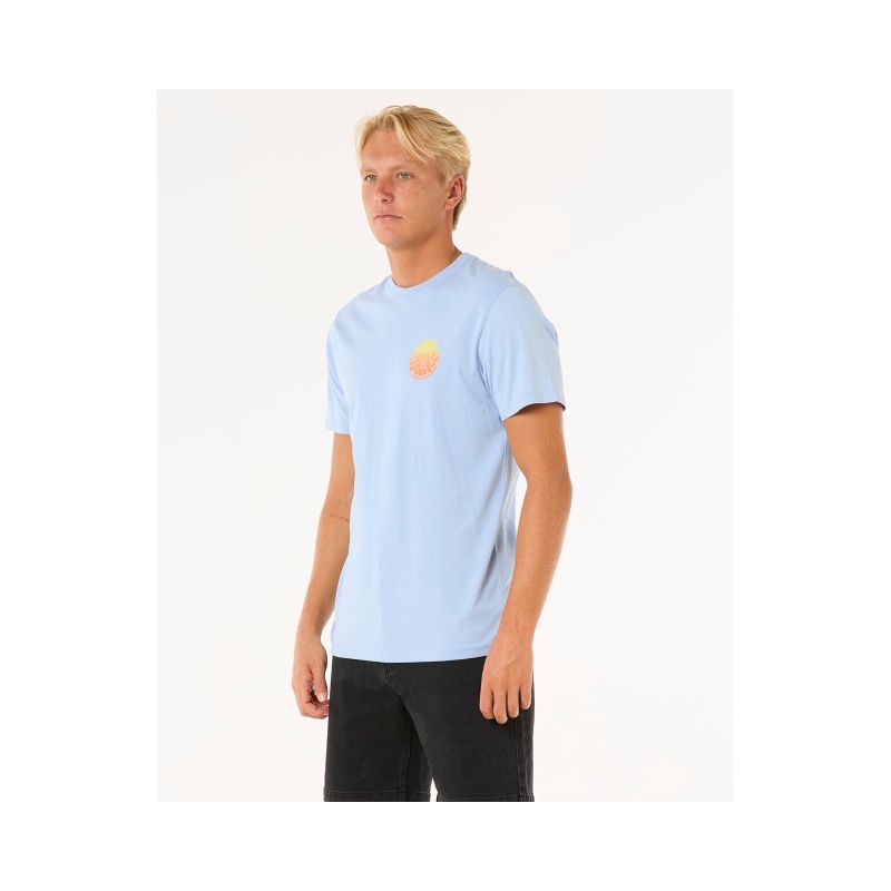 RIP CURL Wettie Passage Icon Tee Blue